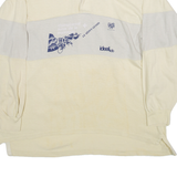 OAKTON Mens Polo Shirt Yellow Long Sleeve M