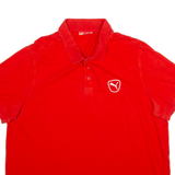 PUMA Mens Polo Shirt Red 2XL