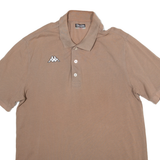 KAPPA Mens Polo Shirt Brown L