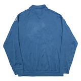 ORO TRICOT Mens Polo Shirt Blue Long Sleeve L