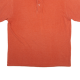 MAINLY COTTON Mens Polo Shirt Orange M