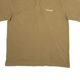 REEBOK Mens Polo Shirt Brown M