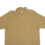 REEBOK Mens Polo Shirt Brown M
