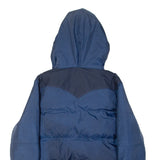 LEVI'S Mens Puffer Jacket Blue Hooded L