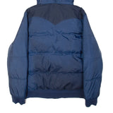 LEVI'S Mens Puffer Jacket Blue Hooded L