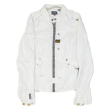 G-STAR RAW Womens Biker Jacket White S