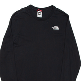THE NORTH FACE Mens T-Shirt Black Long Sleeve S