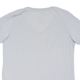 NIKE Womens T-Shirt Grey V-Neck L