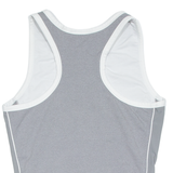 PUMA Cropped Womens Vest Grey Sleeveless UK 12