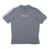 CHAMPION Mens T-Shirt Grey M