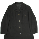 Womens Overcoat Coat Black S
