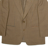 Mens Blazer Jacket Brown L