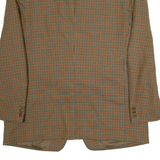 Mens Blazer Jacket Brown L