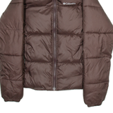 COLUMBIA Womens Puffer Jacket Purple XS