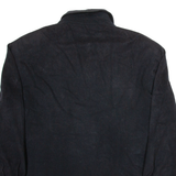 Mens Overcoat Coat Black XL