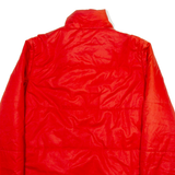 LACOSTE Womens Puffer Jacket Orange M