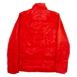 LACOSTE Womens Puffer Jacket Orange M