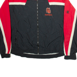 CHAMPION Football Mens Windbreaker Jacket Black 2XL