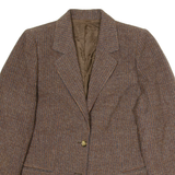 Mens Blazer Jacket Brown M