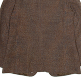 Mens Blazer Jacket Brown M