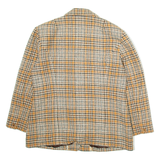 Mens Blazer Jacket Brown Check S