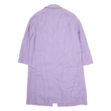 Womens Trench Jacket Purple M
