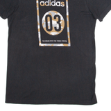 ADIDAS Mens T-Shirt Black S