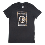ADIDAS Mens T-Shirt Black S