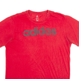 ADIDAS Mens T-Shirt Red M