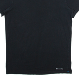 COLUMBIA Mens T-Shirt Black M