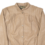 CONFESSION DAPA Womens Jacket Brown Leather PVC M