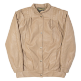 CONFESSION DAPA Womens Jacket Brown Leather PVC M