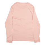 LEVI'S Womens T-Shirt Pink Long Sleeve XS