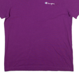 CHAMPION Womens T-Shirt Purple M