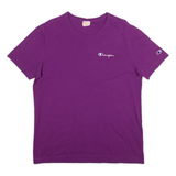 CHAMPION Womens T-Shirt Purple M