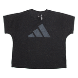ADIDAS Womens T-Shirt Black XL