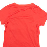 REEBOK Womens T-Shirt Orange S
