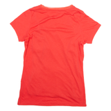 REEBOK Womens T-Shirt Orange S