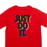 NIKE Womens T-Shirt Red XL