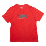 NIKE Womens T-Shirt Red M