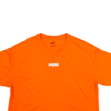 PUMA Cropped Womens T-Shirt Orange M