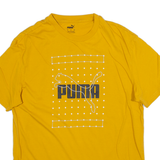 PUMA Womens T-Shirt Yellow M