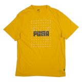 PUMA Womens T-Shirt Yellow M