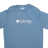 COLUMBIA Womens T-Shirt Blue M