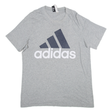 ADIDAS Womens T-Shirt Grey L