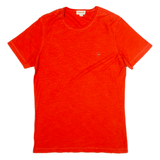 DIESEL Womens T-Shirt Orange M