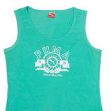 PUMA Womens Vest Green Sleeveless L
