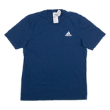 ADIDAS Womens T-Shirt Blue S