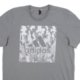 ADIDAS Womens T-Shirt Grey M