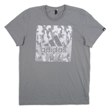 ADIDAS Womens T-Shirt Grey M